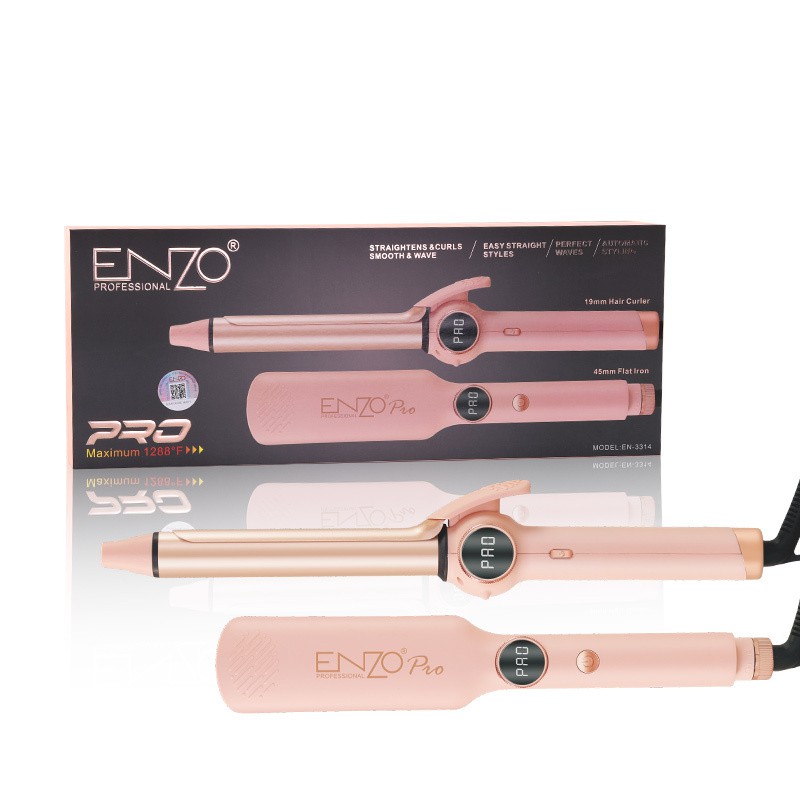 Kit Lisseur et Fer à friser ENZO PRO